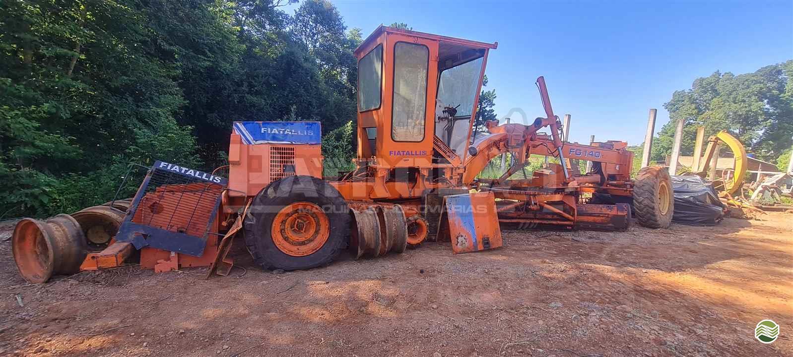 Sucata de Motoniveladora Patrola FIATALLIS FG140 Para Retirada De Peças 